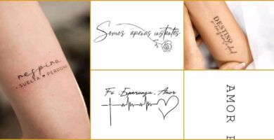 Idee per collage di frasi per tatuaggi 1