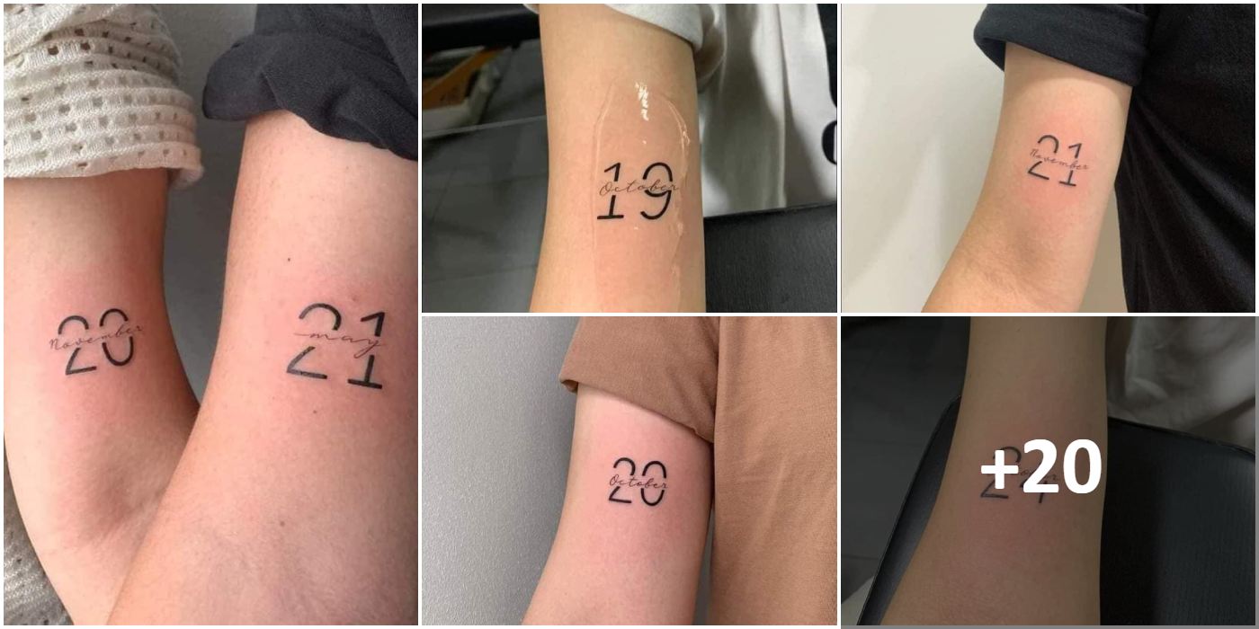 Collage Tattoos Mês e dia