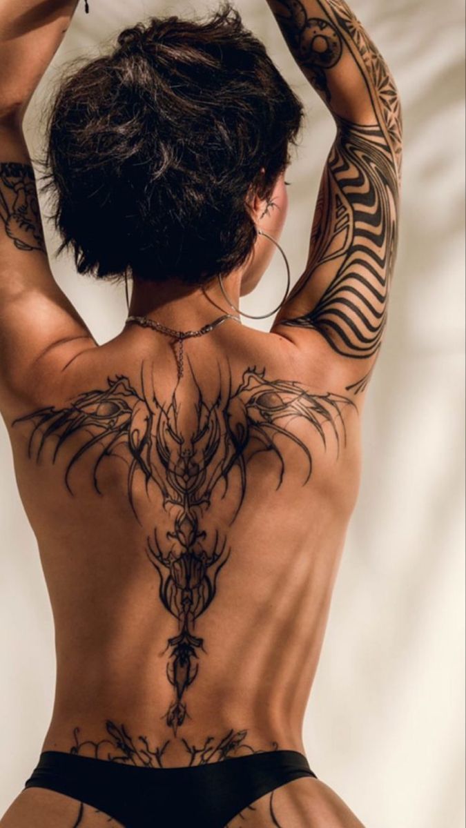 1005 Tatuajes en la espalda pinterest obra de arte abstracta de alas de demonio 1005 Tatuajes en la espalda pinterest obra de arte abstracta de alas de demonio