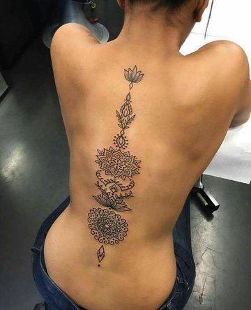 212 Tatoo en la espalda flor d eloto y otros dibujos orientales en toda la espalda 212 Tatoo en la espalda flor d eloto y otros dibujos orientales en toda la espalda