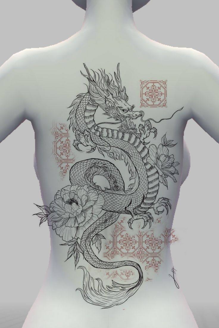 855 Tatuajes en la espalda pinterest motivo de dragon chino 855 Tatuajes en la espalda pinterest motivo de dragon chino