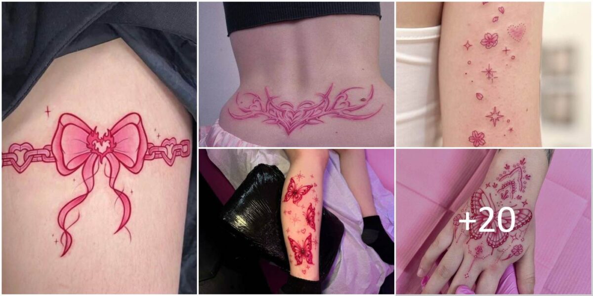 Collage Tatuajes Rojos y Rosas (1)