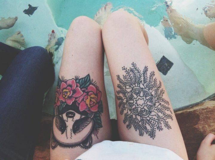 Tatuajes en la pierna