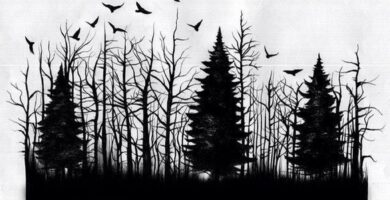 Forest tattoo: bocetos para hombres – mujeres, dibujos interesantes, significados