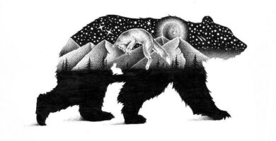 Tatuaje de oso: bocetos para hombres – mujeres, dibujos geniales, significados