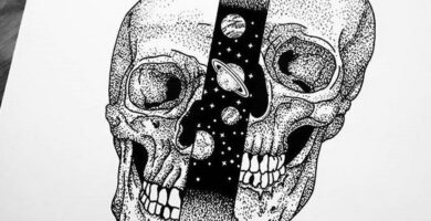 Tatuaje de calavera: bocetos para hombres – mujeres, dibujos únicos, significados