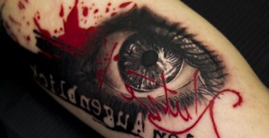 Tatuaje estilo trash polka + historia, significado de bocetos, fotos
