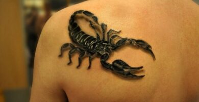 El significado de un tatuaje de escorpión + foto, bocetos, historia