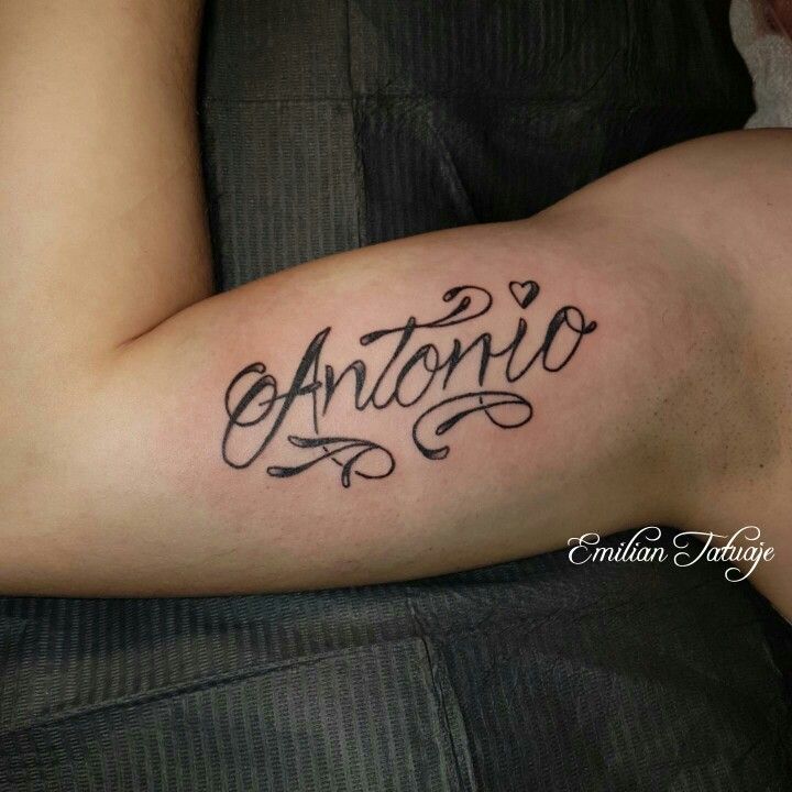 Antonio Nome Tatuagens 2