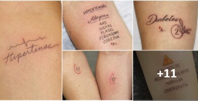 COLLAGE Tatuajes que podrian salvar vidas