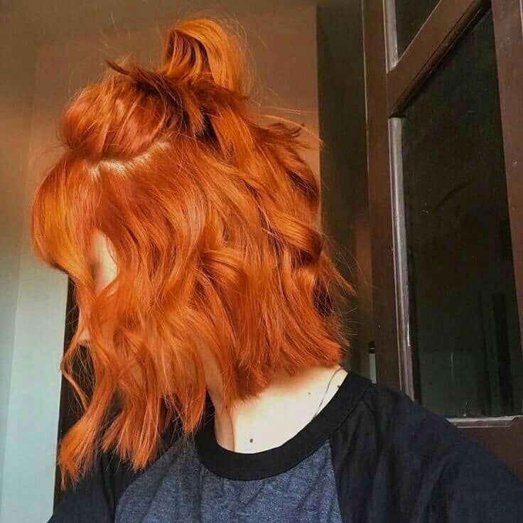 Cabello Rojo Pelirrojo muy corto rojo tirando a naranja Cabello Rojo Pelirrojo muy corto rojo tirando a naranja