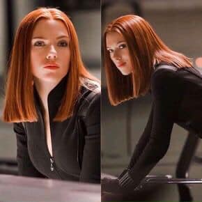 Cabello Rojo Pelirrojo perfectamente lacio y recto Cabello Rojo Pelirrojo perfectamente lacio y recto