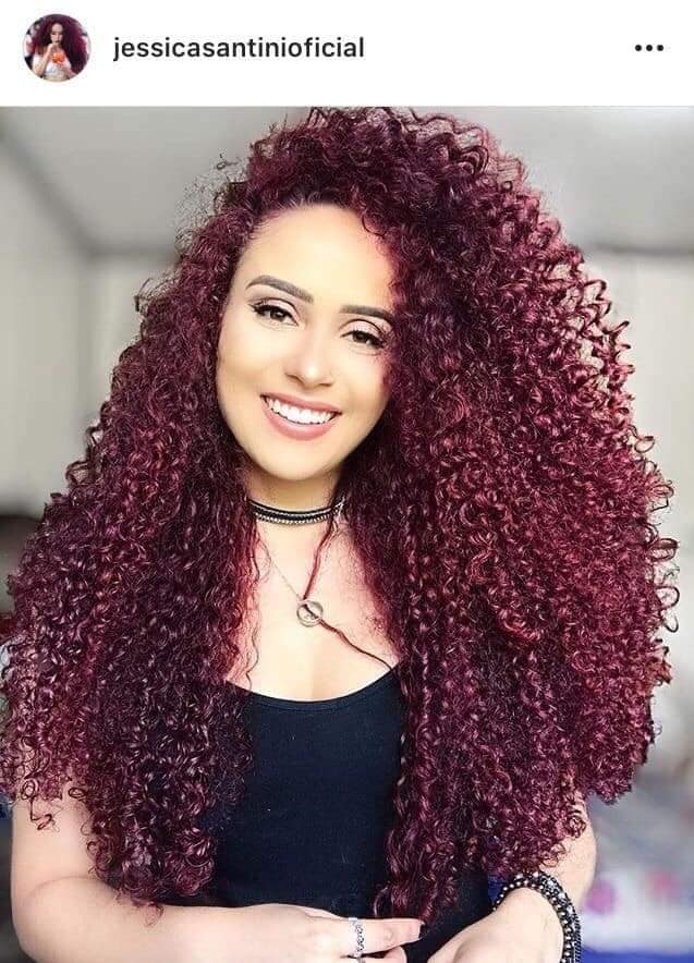 Wine Colored Curls Haircuts 4 Longer Small Curlers