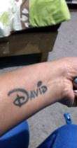 Davia Tattoos echte Tattoos mit Namen von Kindern