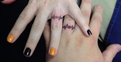 Tatuajes de Anillos de Matrimonio Electro Cardio