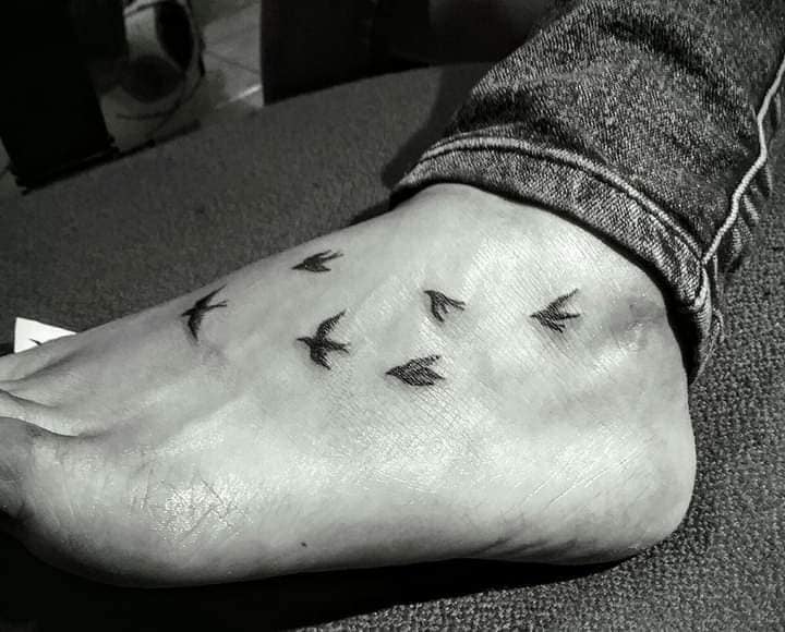 Tatuajes de Aves Pajaros en Pie