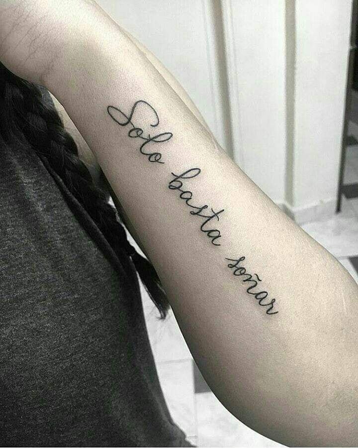 Tatuajes de Frases Solo Basta sonar 56
