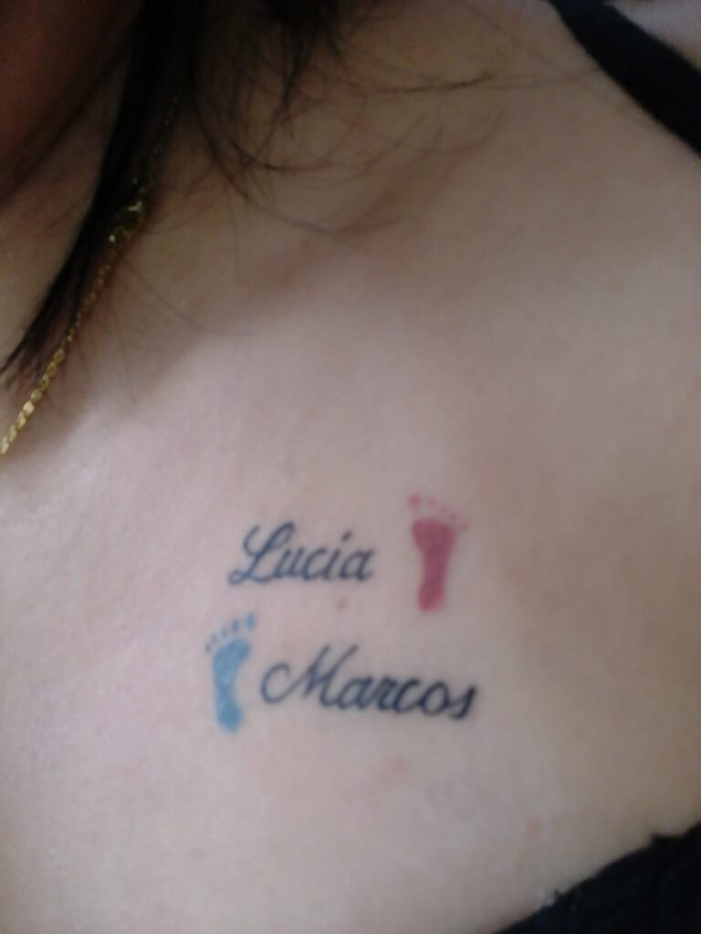 Tattoos from Mothers to Children I got this one of my 2 children