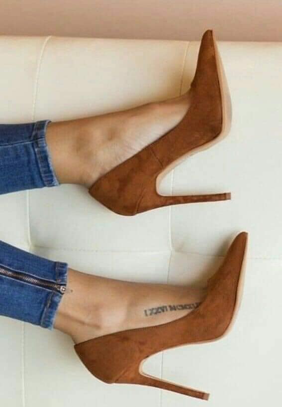 Shoes Shoes Heels Coffee Color 16