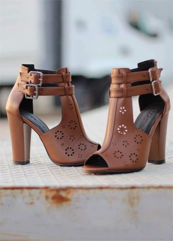Shoes Shoes Heels Coffee Color 9