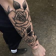 Rose tattoo man meaning